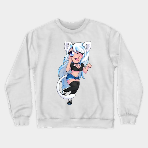 Darksabre Chibi Crewneck Sweatshirt by Darksabre